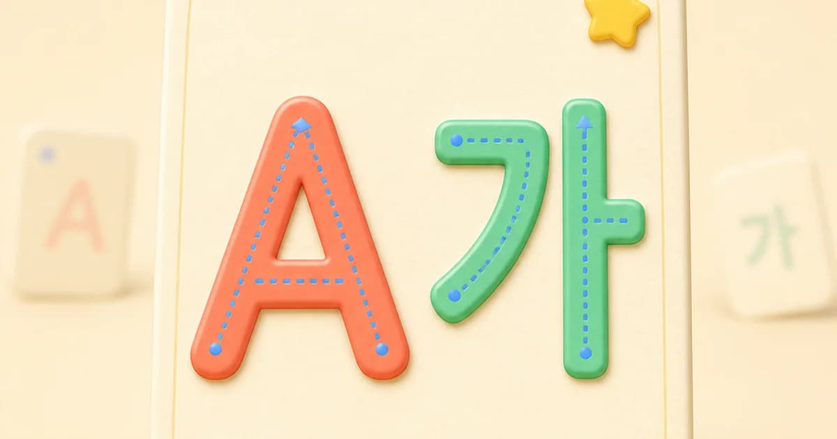 Free Korean Alphabet & Hangul Tracing